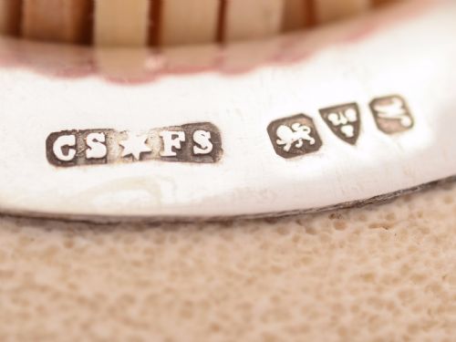 Silver & Pottery Match Striker Chester 1912