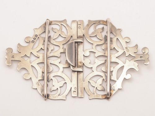 Victorian Silver Nurse's Buckle Birmingham 1899