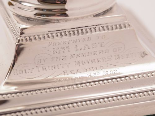 Pair of Small Edwardian Silver Plated Candlesticks 1902