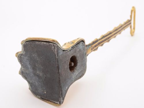 Victorian Brass Lion's Paw Door Stop Circa 1890