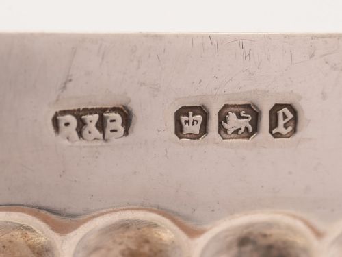 Pair of Victorian Silver Salts Sheffield 1897