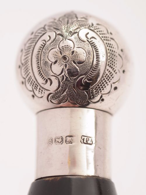 Victorian Cased Antler Handled 5 Piece Carving Set 1899