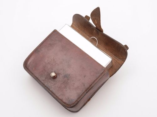 Edwardian Leather Cased Sandwich Box Circa 1905