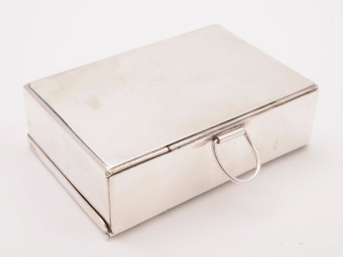 Edwardian Leather Cased Sandwich Box Circa 1905