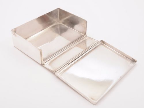 Edwardian Leather Cased Sandwich Box Circa 1905