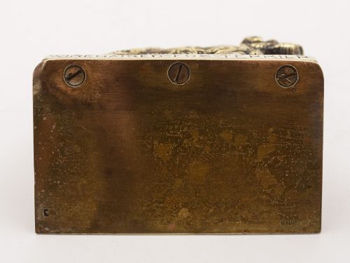 Edwardian Brass Bookends Circa 1910