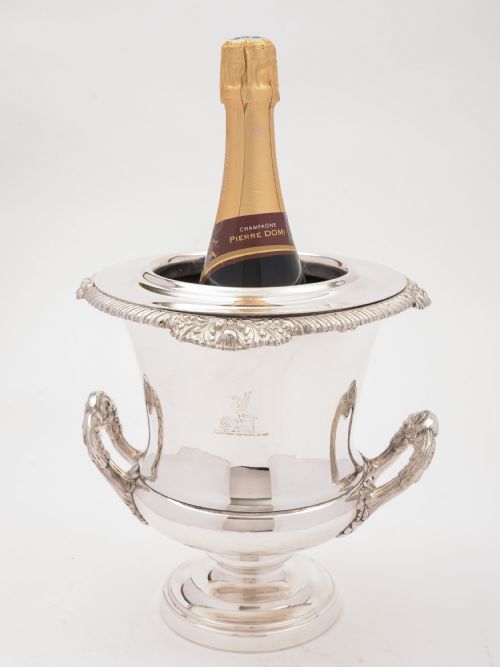 Georgian Silver Plated Wine Cooler Circa 1810