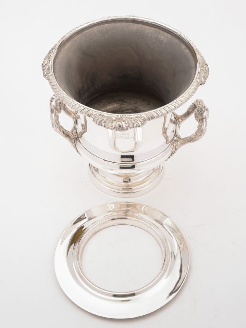 Georgian Silver Plated Wine Cooler Circa 1810