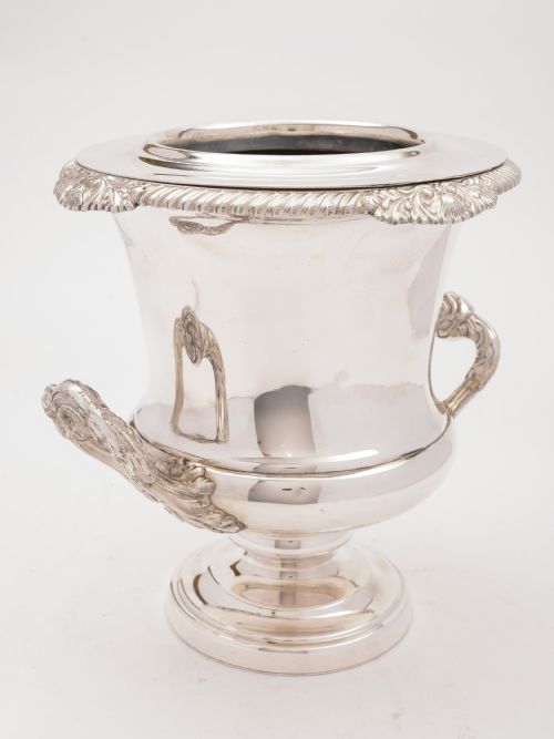 Georgian Silver Plated Wine Cooler Circa 1810