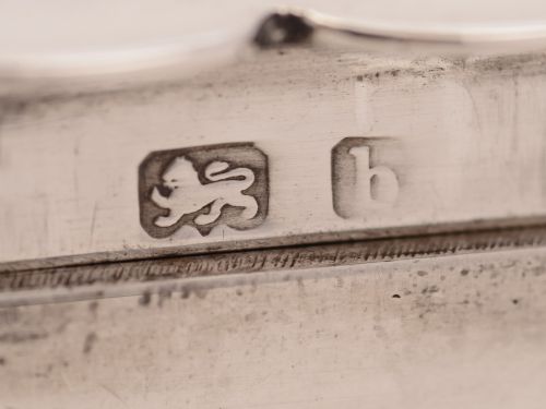 Edwardian Silver Jewellery Box Birmingham 1901