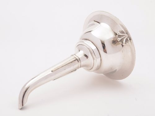 Victorian Silver Plated Wine Funnel Circa 1890