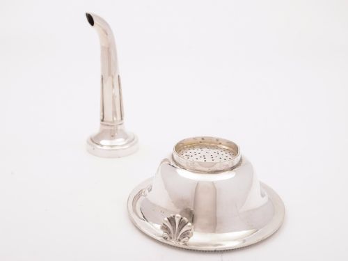 Victorian Silver Plated Wine Funnel Circa 1890