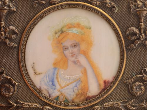 French Brass Jewellery Casket Circa 1880