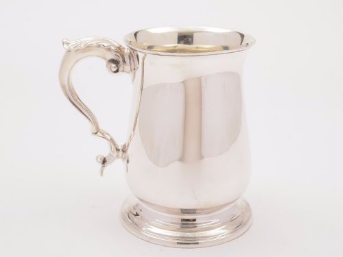 Edwardian Silver Tankard London 1902