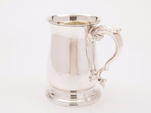 Edwardian Silver Tankard London 1902