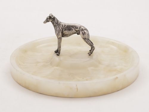 Onyx Paperweight / Desk Tidy Circa 1920