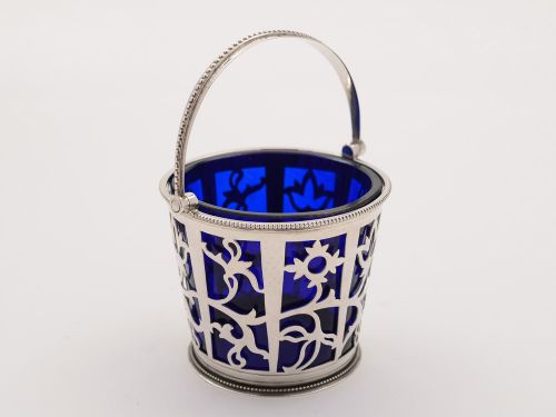 Silver Cream Pail Birmingham 1930