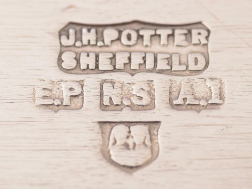 Edwardian Silver Plated Hexagonal Tray Circa 1905