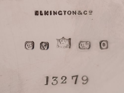 Victorian Elkington Biscuit Barrel / Cookie Jar