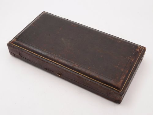 Cased Victorian Antler Handled Serving Set Circa 1890