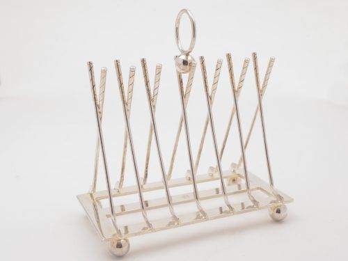 Novelty Golfing Toast Rack Circa 1920
