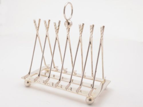 Novelty Golfing Toast Rack Circa 1920