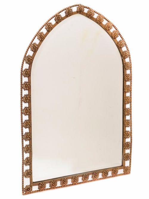 Victorian Gilded Brass Mirror Circa 1890