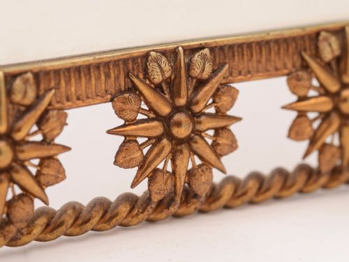 Victorian Gilded Brass Mirror Circa 1890