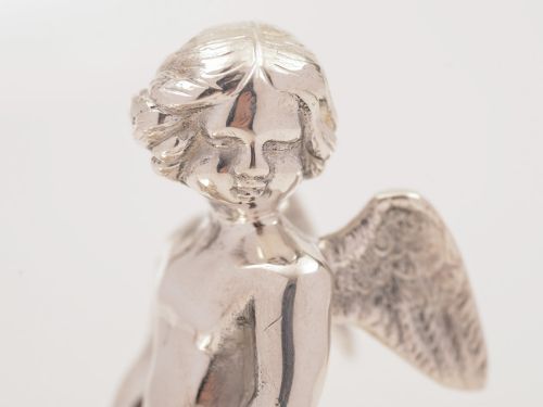 Victorian Cherub Table Salt Circa 1880