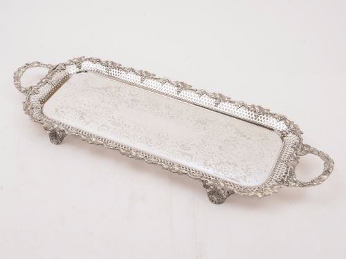 Edwardian Silver Plated Tray Circa 1905