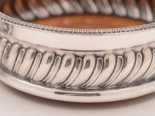 Pair of Sheffield Plated Coasters Circa 1830