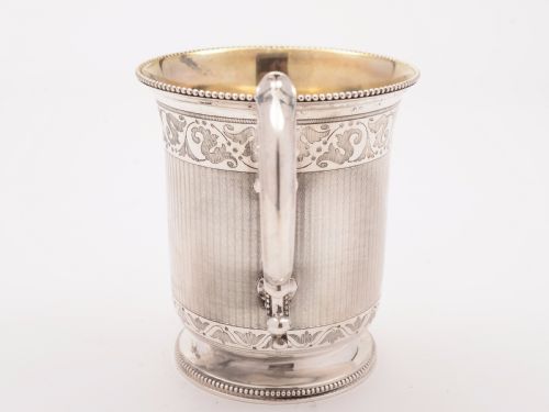 Victorian Half Pint Silver Tankard London 1864