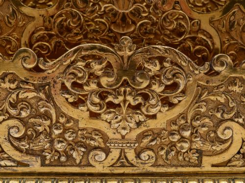 Victorian Brass Letter Rack Circa 1890