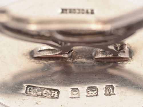 Silver Pheasant Menu holder Birmingham 1913