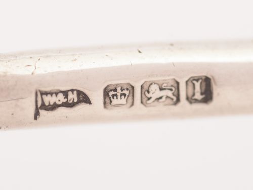 Pair of Edwardian Silver Knife Rests Sheffield 1903