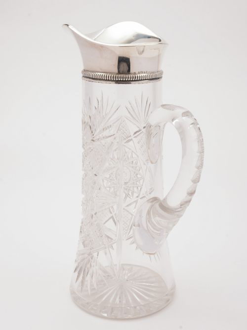 American Silver Topped Jug/Pitcher 1905