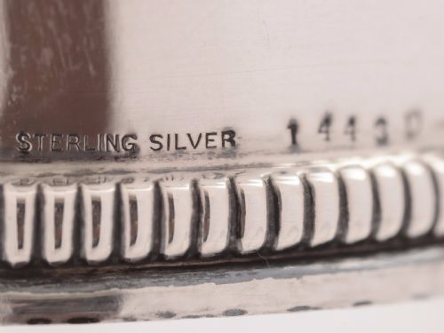 American Silver Topped Jug/Pitcher 1905