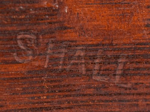 Edwardian Brass and Oak Letter Rack Circa 1905