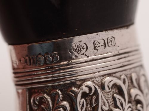 Edwardian Antler and Silver Handled Fish Servers