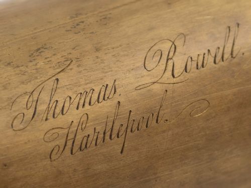 Brass & Mahogany Three Draw Telescope