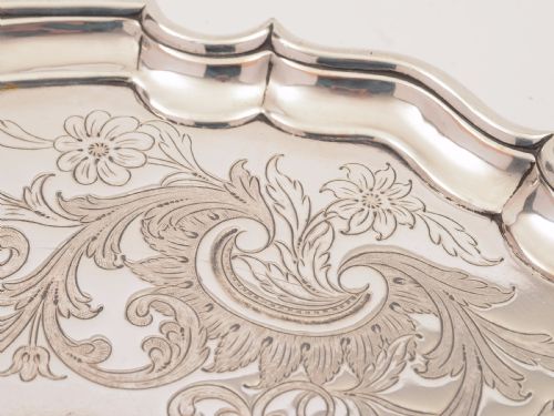 Large Sheffield Plated Salver Circa 1840