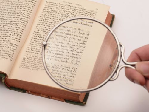 Early 20th C. Sterling Silver Framed Magnifying Glass