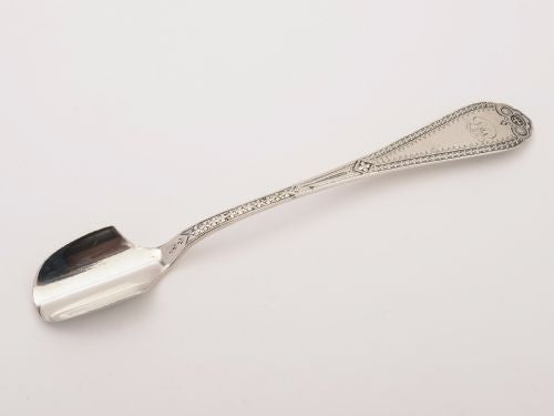 American Coin Silver Stilton Scoop Circa 1870