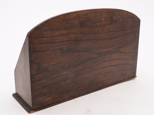 English Oak Document Rack Circa 1920