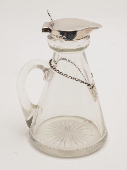 Silver Topped Whiskey Tot Hukin & Heath 1910