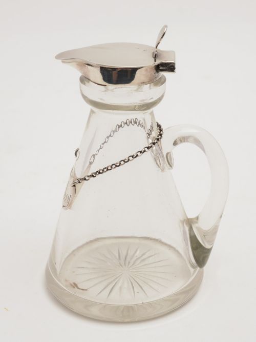 Silver Topped Whiskey Tot Hukin & Heath 1910