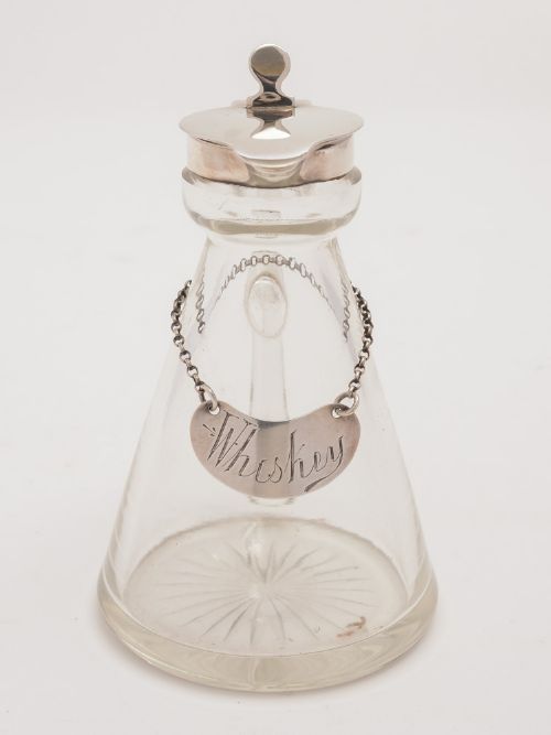 Silver Topped Whiskey Tot Hukin & Heath 1910