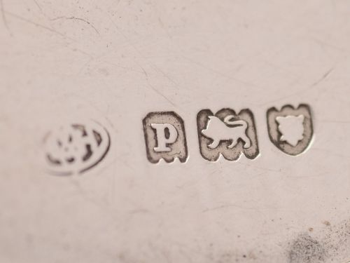 Silver Topped Whiskey Tot Hukin & Heath 1910