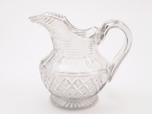 Georgian Cut Glass Jug/Pitcher Circa 1810
