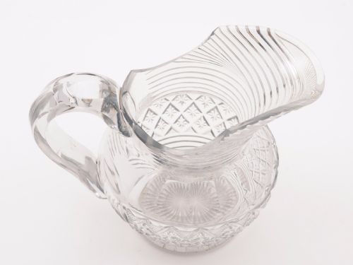 Georgian Cut Glass Jug/Pitcher Circa 1810
